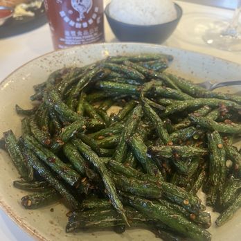Encore Asian Bistro - Szechwan Green Beans - Asian Fusion Near Me - Lawrence, Kansas
