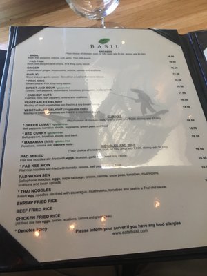 Menu photo 6 Basil Mount Pleasant, SC