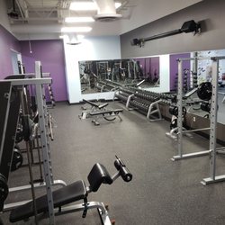 Anytime Fitness - Newly remodeled free weight area.
