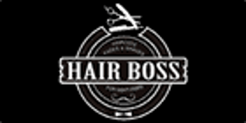 Hair Boss Barber Shop Logo