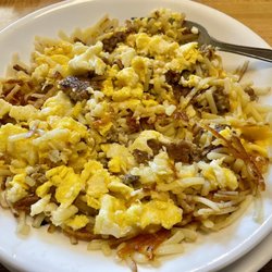 Waffle House - Marshall - Sausage egg and cheese hash brown bowl