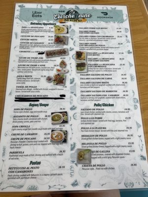 Menu photo 1 Ceviche 6 nine Peruvian Restaurant Bellflower, CA Menu photo 1 Ceviche 6 nine Peruvian Restaurant Bellflower, CA