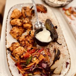 Chicken Kabob Plate