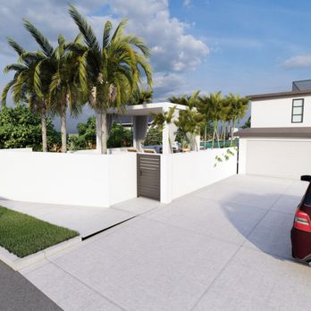 Hôf - Driveway entry - Landscape Architects or Designers Near Me Hôf - Driveway entry - Landscape Architects or Designers Near Me