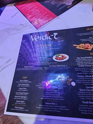 Menu photo 1 The Verdict New Orleans, LA Menu photo 1 The Verdict New Orleans, LA