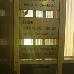 Consulta Dental Dr. Jordi - Telefono