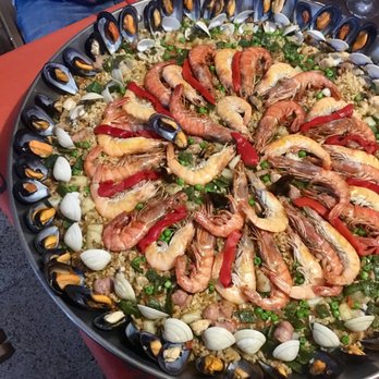 Marta's Famous Paella Cooking Class - The finished product - so delicious - Cooking Schools Near Me Marta's Famous Paella Cooking Class - The finished product - so delicious - Cooking Schools Near Me