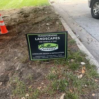 Brilliant Borders Landscaping - Signage - Landscaping Near Me - Waukee, Iowa Brilliant Borders Landscaping - Signage - Landscaping Near Me - Waukee, Iowa