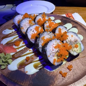 sushimotion - Spider roll that I had to ask and confirm because it wasn't a lot of soft shelled crab - Sushi Bars Near Me - tampa, Florida