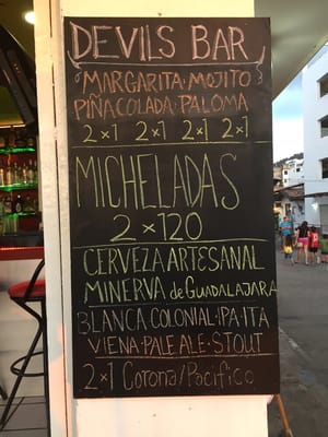 Menu photo 3 Devil's Bar Puerto Vallarta, JAL