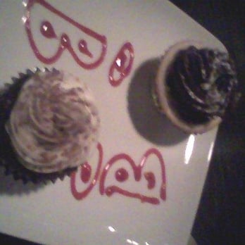 Burgatory - Fox Chapel - Angels & Demons Cupcakes: Good Vs. Evil on a plate. Sadly, these are no longer on the menu. - Burgers Near Me - Pittsburgh, Pennsylvania Burgatory - Fox Chapel - Angels & Demons Cupcakes: Good Vs. Evil on a plate. Sadly, these are no longer on the menu. - Burgers Near Me - Pittsburgh, Pennsylvania