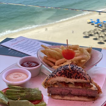 The Top Sky Bar - burger & fries - Lounges Near Me - Puerto Vallarta, JAL
