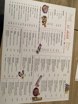 Menu photo 1 Sushi St-Jean Montreal, QC