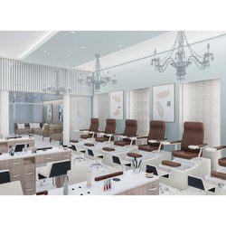 EC Elegant Designs - Nail Salon Pedi/ Nail area Rendering