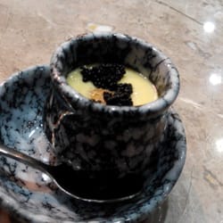 津八見 - Steam egg with caviar and Foie gras