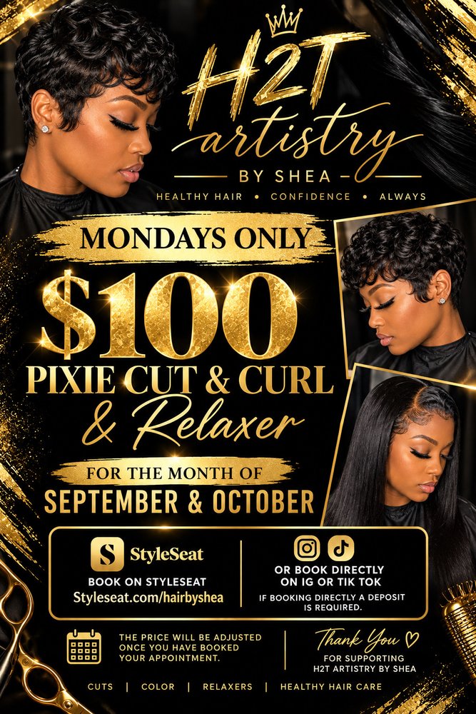 H2t Artistry by Shea Logo