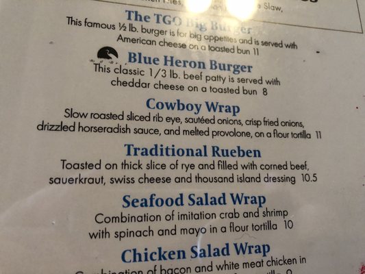 Menu photo 8 Blue Heron Restaurant Titusville, FL Menu photo 8 Blue Heron Restaurant Titusville, FL