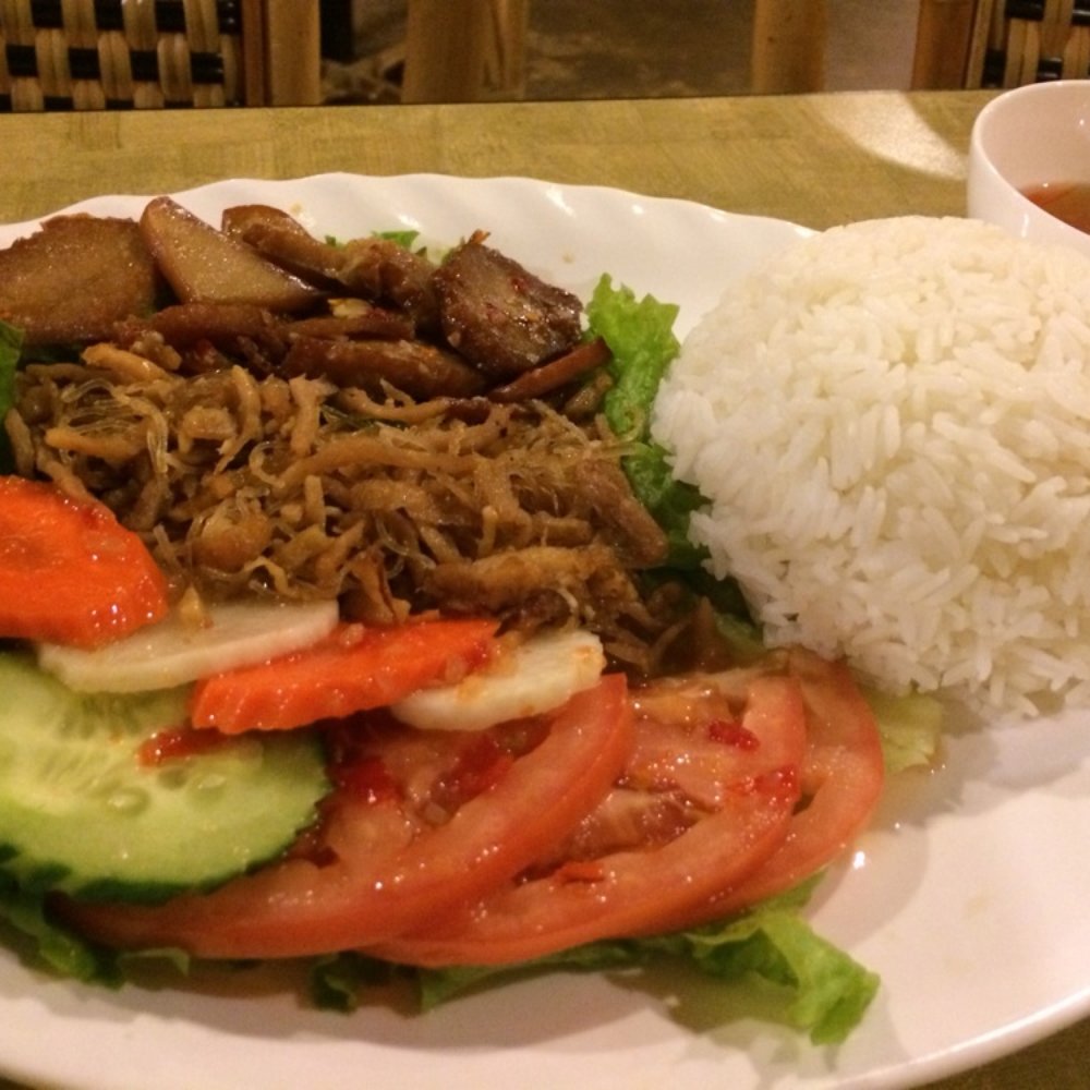 Veggie Today - Marinated Meat, tofu over rice. It's really good just a little work - Vegetarian Near Me - Concord, California Veggie Today - Marinated Meat, tofu over rice. It's really good just a little work - Vegetarian Near Me - Concord, California