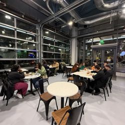 HK Bistro - Communal seating inside Flock