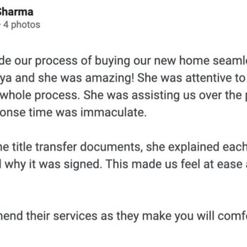 Global Title Service - Customer Testimonials. - Real Estate Services Near Me - Vienna, Virginia Global Title Service - Customer Testimonials. - Real Estate Services Near Me - Vienna, Virginia