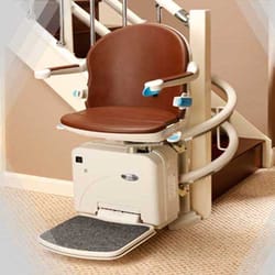 Living Free Home - Handicare 2000 curved stairlifts