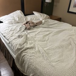 Extended Stayamerica - Sheets crawling with bed bugs for a week that maid services failed to change . GROSX