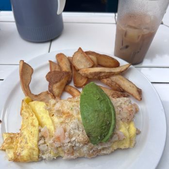 Kihei Caffe - special: seafood omelet - Hawaiian Near Me - Kihei, Hawaii
