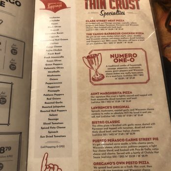 Oregano's - Pizza Menu - Pizza Near Me - Tucson, Arizona