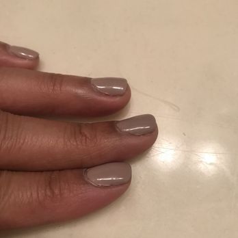 Le Nails & Spa - Messy nail polish application - Nail Salons Near Me - Pflugerville, Texas