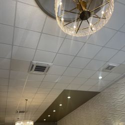 Luminous Nails Spa - New chandelier and wall sconces