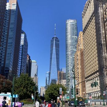 The Esplanade - View of One World Trade Center - Parks Near Me - New York, New York