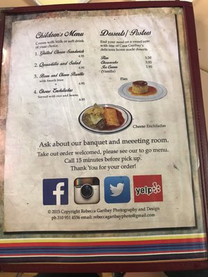 Menu photo 2 Casa Garibay San Pedro, CA Menu photo 2 Casa Garibay San Pedro, CA