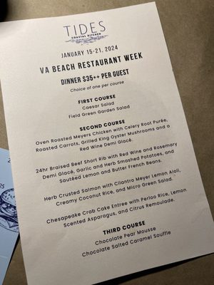 Menu photo 7 Tides Coastal Kitchen Virginia Beach, VA Menu photo 7 Tides Coastal Kitchen Virginia Beach, VA