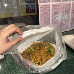 China King - Hair found in Chicken Lo Mein