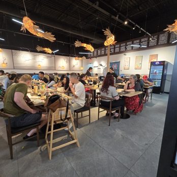 Serious Sanji - Dining area, see the fish floating in the ceiling - Chinese Near Me - Apple Valley, Minnesota Serious Sanji - Dining area, see the fish floating in the ceiling - Chinese Near Me - Apple Valley, Minnesota