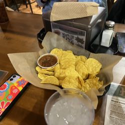 The chips and salsa