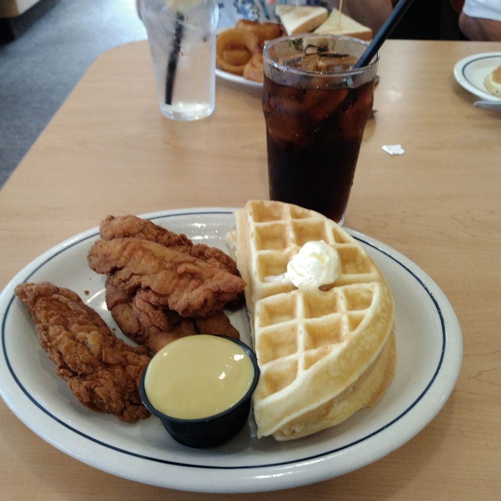 Chicken and Waffles, Diet Pepsi