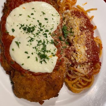 Osteria Maria - Chicken Parm with side of pasta - Wine Bars Near Me - Front Royal, Virginia