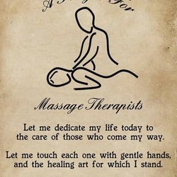 Absolute Therapeutic Massage - Massage therapist prayer