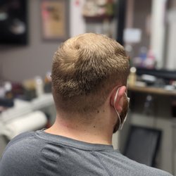Gary's Barber Shop - After haircut with Gary