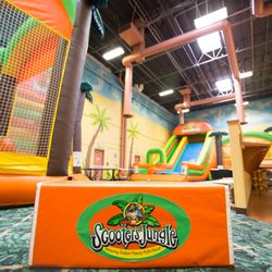 Scooter's Jungle - Valencia - 3 Arenas to Choose From:  Jr! (ages 1-6 - shown here, Village (ages 4-9) or Ultimate (ages 6-12) Ages are shown are most common ages booked.