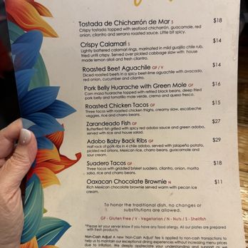 Ambriza - Seasonal menu 9.25 - Mexican Near Me - Houston, Texas