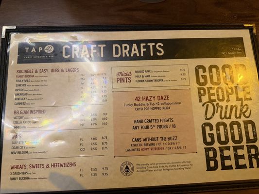 Menu photo 3 Tap 42 Craft Kitchen & Bar - Naples Naples, FL