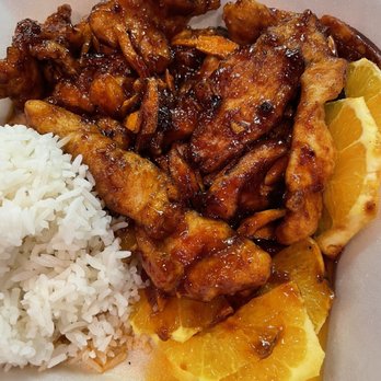 Moy's Restaurant - Orange Chicken Dinner Plate  (5/9/2021) - Chinese Near Me - Columbus, Ohio
