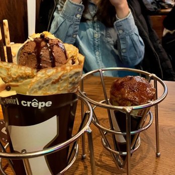 T-Swirl Crepe - Chocolate nut party! - Creperies Near Me - Pittsburgh, Pennsylvania T-Swirl Crepe - Chocolate nut party! - Creperies Near Me - Pittsburgh, Pennsylvania