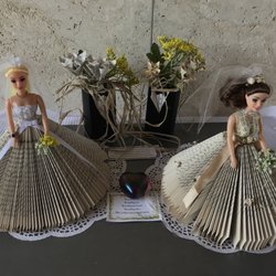 Johann Fust Community Library - Crafts with discarded books
