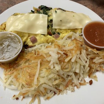 Ye Olde Pancake Station - Omelette with cheese on TOP and not inside. Only complaint. - Breakfast & Brunch Near Me - Amarillo, Texas Ye Olde Pancake Station - Omelette with cheese on TOP and not inside. Only complaint. - Breakfast & Brunch Near Me - Amarillo, Texas