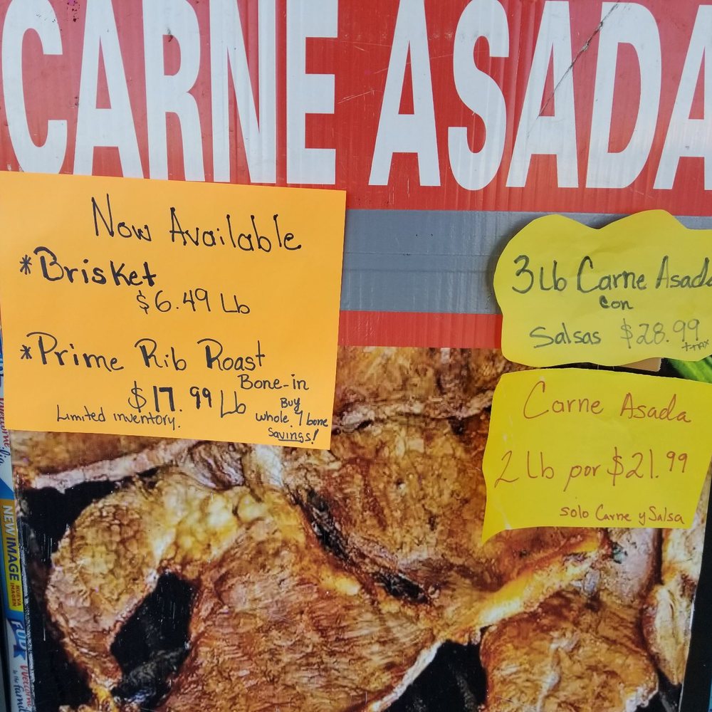 Robles Grill - a menu for carne asada - Mexican Near Me - Glendale, Arizona