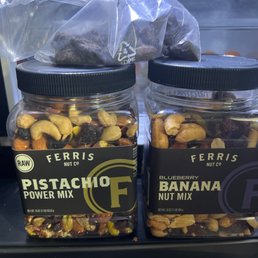 Ferris Nut Company nut mixes Lush Gourmet coco chili almonds from bulk containers Ferris Nut Company nut mixes Lush Gourmet coco chili almonds from bulk containers