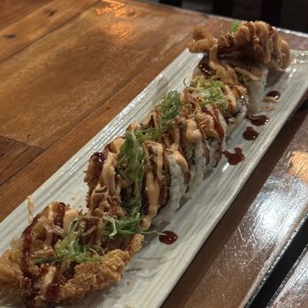 Sake Bomb - soft shell crab roll - Japanese Near Me - San Francisco, California Sake Bomb - soft shell crab roll - Japanese Near Me - San Francisco, California